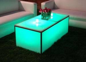 Large LED Coffee Table rental Los Angeles, CA