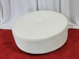 Large Round Ottoman rental Los Angeles, CA