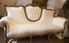 White Colonial Couch rental in Los Angeles, CA