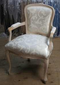 White Colonial Armchair rental Los Angeles, CA