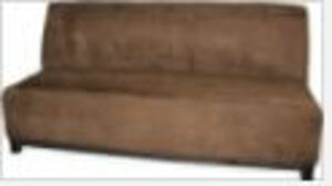 Brown Armless Sofa rental Los Angeles, CA