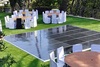 Black Vinyl Dance Floor rental in Los Angeles, CA