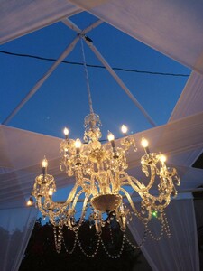 Small Chandelier Metallic Finish rental Los Angeles, CA