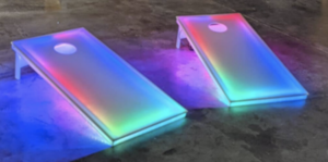 Corn Hole Set LED rental Dallas-Ft. Worth, TX
