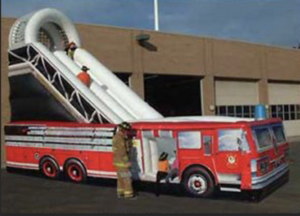 Fire Truck Inflatable Slide rental San Francisco-Oakland-San Jose, CA