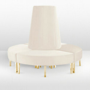 Kincaid Circle Sofa rental Phoenix, AZ
