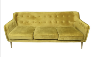 Citron Sofa rental Atlanta, GA
