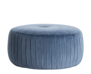 Blue Velvet Century Ottoman rental Atlanta, GA