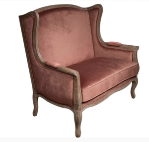 The Blanchette Settee rental Atlanta, GA