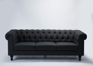 Charcoal Sofa rental Austin, TX
