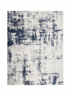 Navy Abstract Rug rental Atlanta, GA