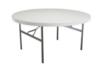 60" Plastic Round Table rental in Dallas-Ft. Worth, TX
