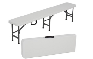 Folding Plastic Bench rental Dallas-Ft. Worth, TX
