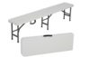 Folding Plastic Bench rental in Dallas-Ft. Worth, TX