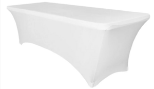 6' Rectangular Spandex Linen rental Dallas-Ft. Worth, TX