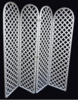 White Lattice Screen - 4 Fold rental in Austin, TX