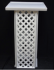 White Lattice Registry Stand rental in Austin, TX