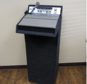 Lectern W/Wireless Mic. rental Austin, TX