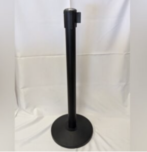 Matte Black Stanchion rental Austin, TX