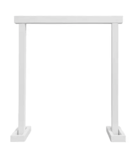 White Wooden Arch rental Phoenix, AZ