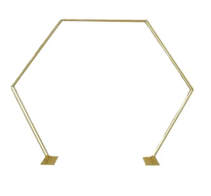 Gold Hexagon Arch rental Phoenix, AZ