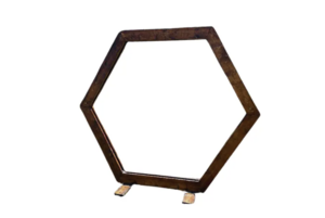 Wooden Hexagon Arch rental Phoenix, AZ