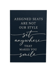 Wedding Seat Sign rental Phoenix, AZ