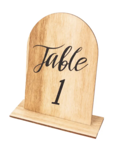Rustic Table Numbers rental Phoenix, AZ