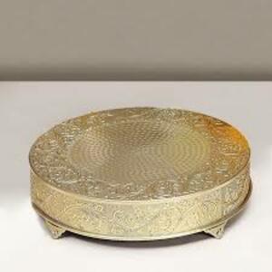 Cake Stand Gold, 22î Round rental Atlanta, GA