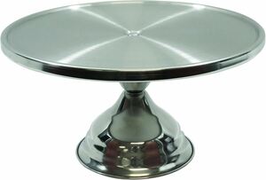 Cake Stand Stainless Steel, 12" rental Atlanta, GA