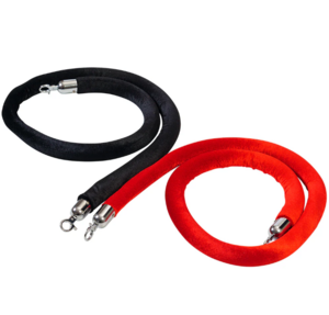 Velour Rope: Red or Black rental Atlanta, GA