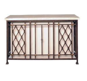 AGED BRONZE BAR / CONSOLE TABLE rental Chicago, IL