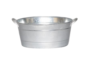 Galvanized Metal Oval Tub rental Chicago, IL