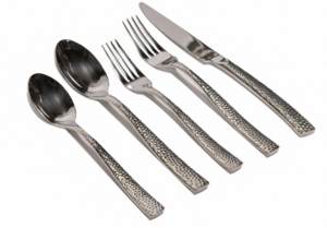 Hammered Silver Flatware rental Atlanta, GA