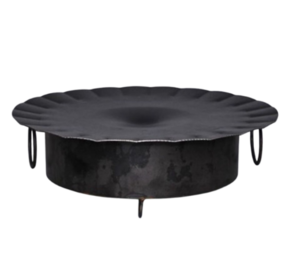 Burnished Steel Round Riser rental Chicago, IL