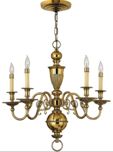 Brass Chandelier rental Baltimore, MD