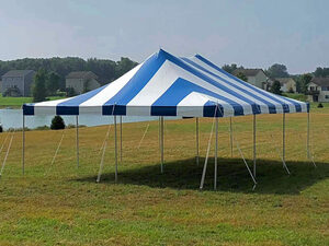 Striped Canopy 20x30 rental Baltimore, MD
