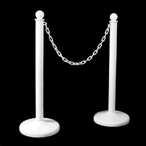Stanchion, Plastic Chain (8-foot white) rental Baltimore, MD