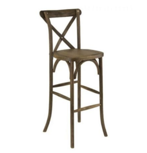 Cross Back Barstool rental Atlanta, GA