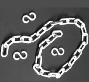 Plastic White Stanchion Chain rental Austin, TX