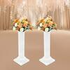 White 32” Column Flower Stand rental in Baltimore, MD
