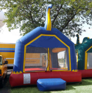 15' x 15' Blue-Jumpasaurus rental Chicago, IL