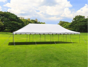 20' x 40' White Canopy rental Chicago, IL