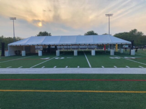 20' x 70' Frame Tent rental Chicago, IL