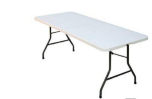 6ft White Folding Banquet Table rental Chicago, IL