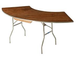½ Serpentine Table (30” wide) rental Baltimore, MD