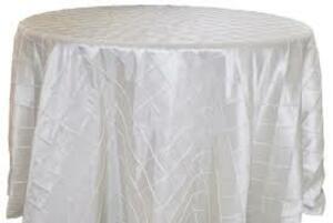 108” Round Cloths Pintuck rental Baltimore, MD