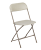 Beige Plastic Folding Chair rental in Chicago, IL