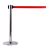 Chrome Stanchion with Red Retractable Belt rental in Chicago, IL