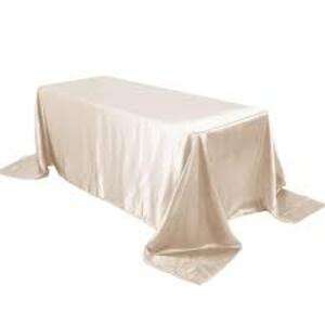 90”x132” Oversize Banquet Cloth Satin rental Baltimore, MD